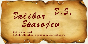 Dalibor Spasojev vizit kartica